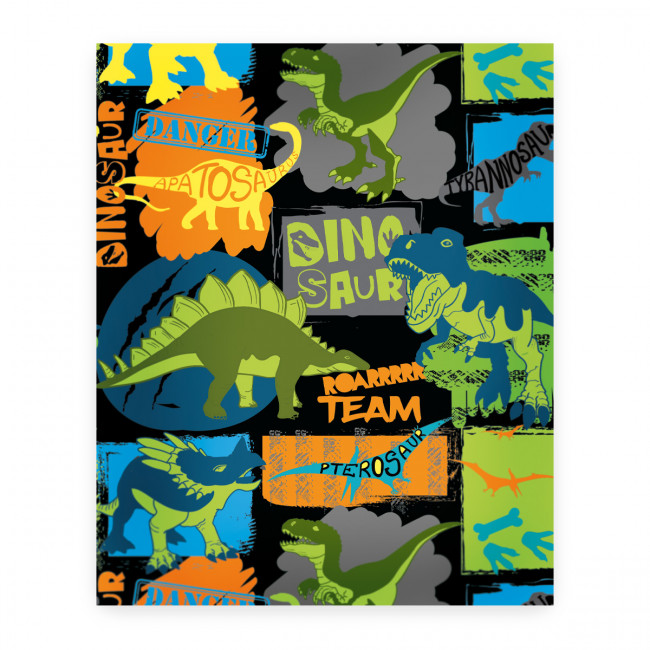 Тетрадь А5 48л клетка скоба "Динозавры №5" "Светоч" (10)