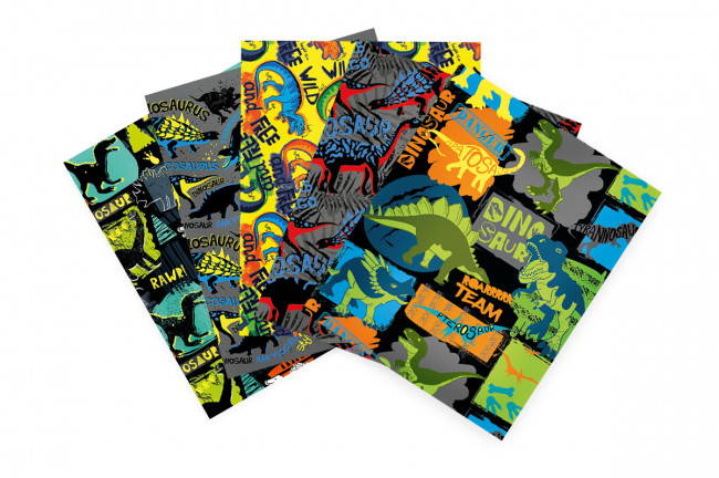 Тетрадь А5 48л клетка скоба "Динозавры №5" "Светоч" (10)