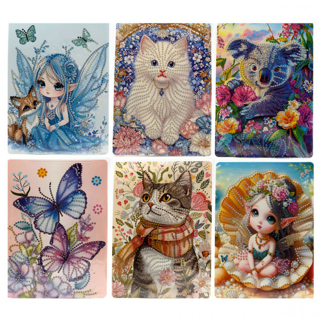 Алмазная мозаика 15*26см МИКС-6, ARTCoco/42482