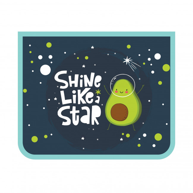 Папка для тетрадей А5 "Космический авокадо" , Пчёлка/ПМ-А5-291 Папка для тетрадей А5 "Космический авокадо" , Пчёлка/ПМ-А5-291