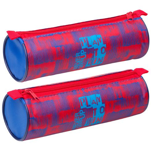 Пенал-тубус 210х70 мм на молнии "Play to win" текстиль