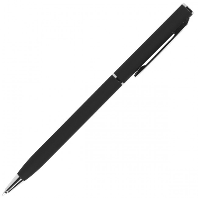 Ручка автоматическая 0,7мм синяя "Monaco", черный корпус, BV/20-0250/01 (24)