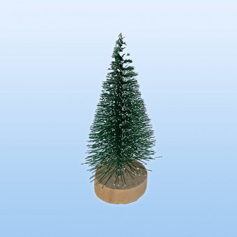 ДЕКОРАТИВНОЕ УКРАШЕНИЕ, ЕЛОЧКА, DARLENS, 8 СМ, ЗЕЛЕНАЯ, ПРИСЫПАНА СНЕГОМ (12)