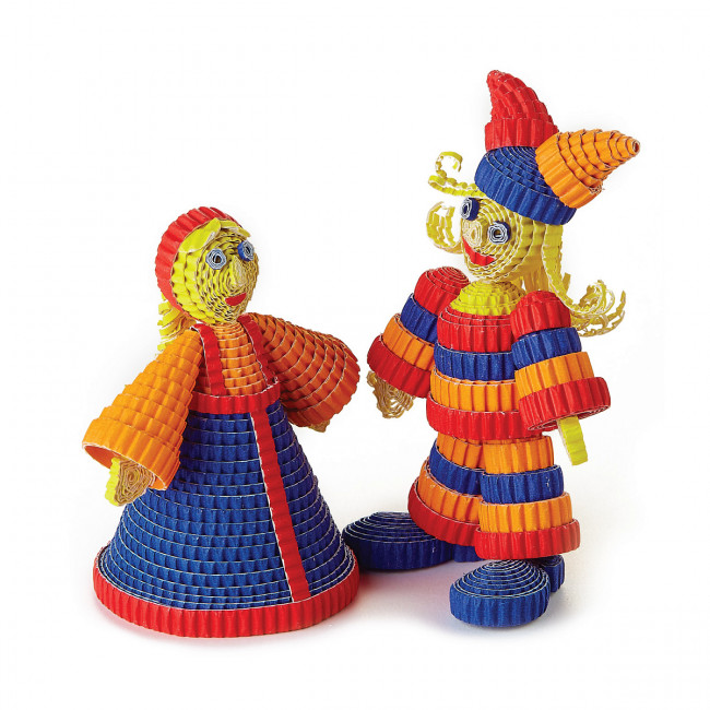 Набор для гофроквиллинга "Скоморох и девушка", BV/2-068/3