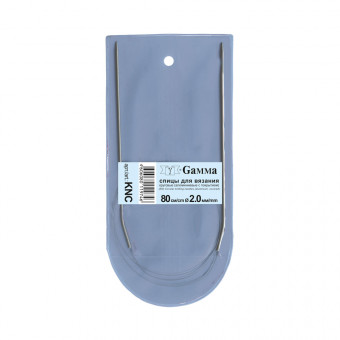 Спицы  GAMMA круговые   KNC   алюминий  d 2.0 мм  80 см  1 шт с покрытием KNC