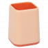 Подставка 10,7x8x8см для пишущих принадлежностей "Style" настольная, пластиковая, лососевый, deVENTE/4104327 Подставка 10,7x8x8см для пишущих принадлежностей "Style" настольная, пластиковая, лососевый, deVENTE/4104327