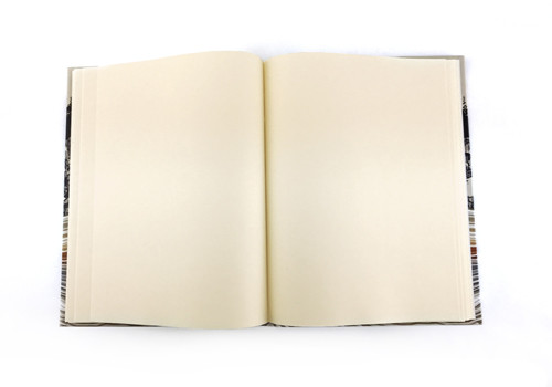 ББ5_7Бц80_лам 3603 Бизнес-блокнот (скетчбук) 80л. А5 "Графика" (ассорти) матовая ламинация, тонированный блок (бежевый)