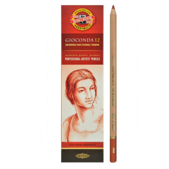 Карандаш 5,6мм сeпия коричнево-красная "Gioconda", 12шт. Koh-I-Noor