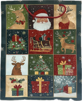 Пакет 18*8.5*24см подарочный "Новогодний", цвет ассорти, 99185M (12)