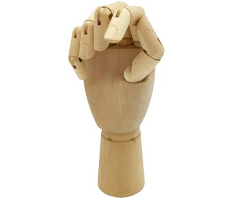 Манекен CZ-270 "Рука, правая" 18см, художественный, из дерева, в к/кор (1/100)