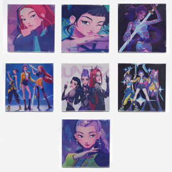 Алмазная мозаика 20*20см МИКС на подрамнике, ARTCoco/30420