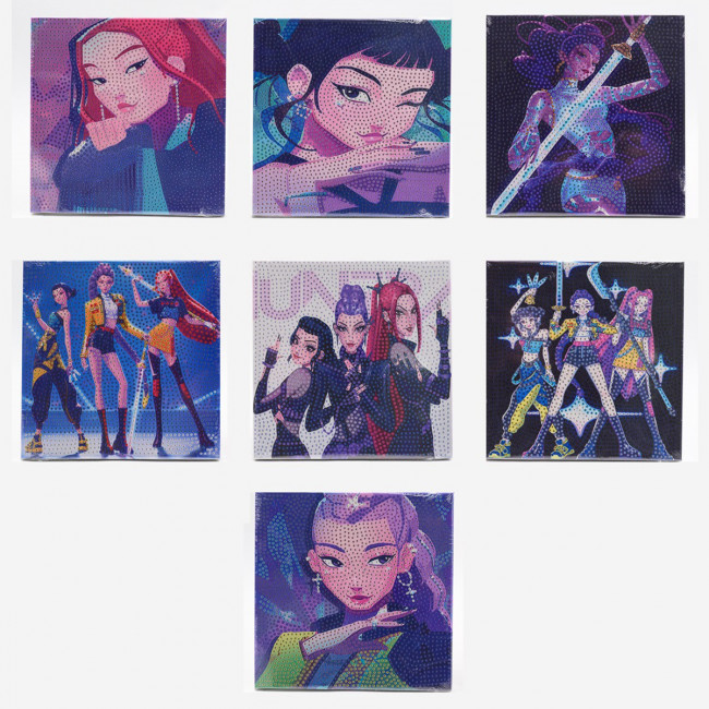 Алмазная мозаика 20*20см МИКС на подрамнике, ARTCoco/30420