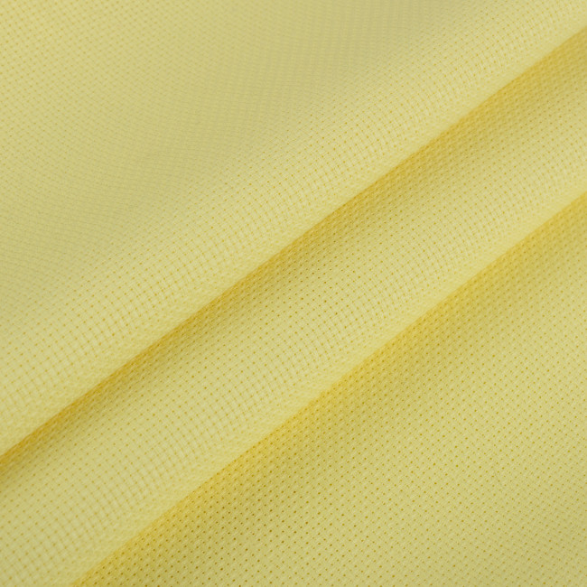 Канва K04 30 x 40см ± 2см, 100% хлопок, фасовка, св-желтый, Aida №14 цв, Gamma/Aida №14 цв св-желт