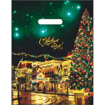 Пакет ПВД (31*40) 60 мкм "Фиеста" вырубная ручка, (50)