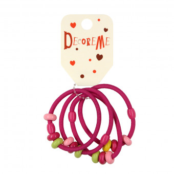 Набор резинок для волос, 4шт, BV/2-712/350 (12)