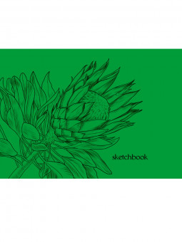 Скетчбук "Цветок". Формат: 180x118 128стр, MyArt Проф-Пресс