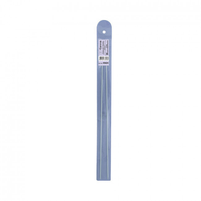 Спицы GAMMA прямые KN2H алюминий d 2.5 мм 35 см 2 шт с покрытием KN2H Спицы GAMMA прямые KN2H алюминий d 2.5 мм 35 см 2 шт с покрытием KN2H