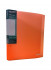 Папка с 40 вкладышами А4, WENZER OFFiCE PRISMA NEON 600 мкм, 20 мм, эффект 3D, оранжевый, 27082024