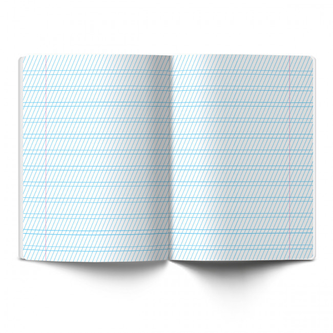 Тетрадь 12 частая косая линия "Классная" скрепка, зеленая, Светоч/12ТСК5_1_1_6_000289 (25/250)