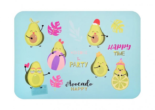 Настольное покрытие для лепки, пластик 330/230 "Avocado party" 2022г, Пчёлка/ НПД-1 (50)