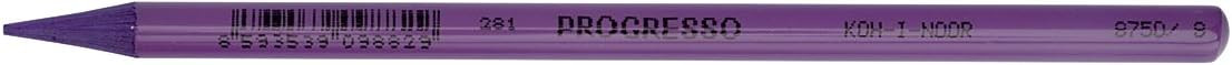 Карандаш цельнографитный в лаке, лавандовый, Progresso Koh-I-Noor/8750008007KS (12)