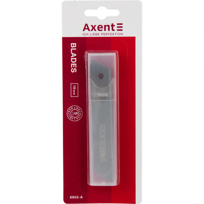 Лезвия для канцелярских ножей, 18мм, AXENT Лезвия для канцелярских ножей, 18мм, AXENT