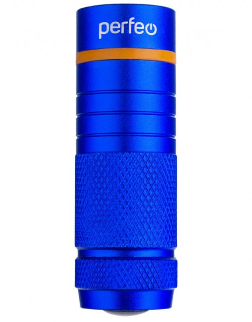 Фонарик-брелок "Django" светодиодный, синий, Perfeo