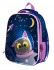 Рюкзак подрост. Schoolformat ERGONOMIC LIGHT 3 SPACE CAT 19 л синий 38х29х18 жестк. каркас 1 отд. молния д/девочек Рюкзак подрост. Schoolformat ERGONOMIC LIGHT 3 SPACE CAT 19 л синий 38х29х18 жестк. каркас 1 отд. молния д/девочек