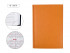 Ежедневник А5 320стр. кожзам, недатированный, оранжевый, Mazari