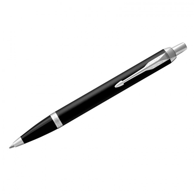 Ручка шариковая 1,0мм синяя "IM Essential Muted Black CT" кнопочн., Parker