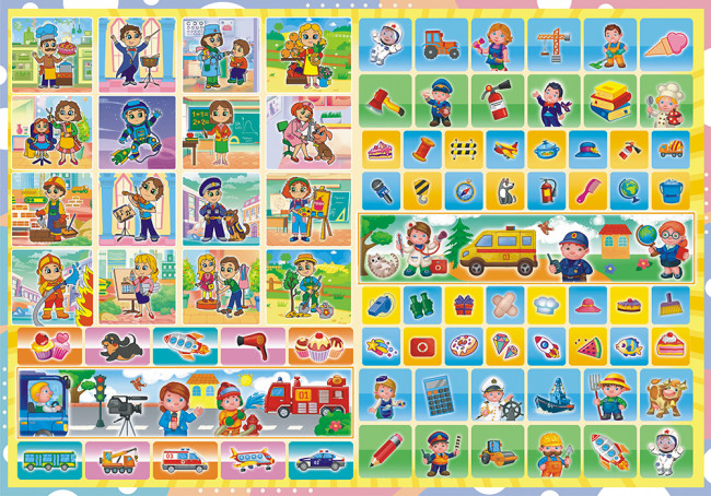 Раскраска с наклейками (А4) РН-1146