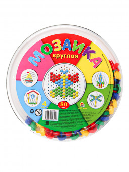 Мозаика круглая, 80 элементов, Рыжий Кот/М-5655 (24) Мозаика круглая, 80 элементов, Рыжий Кот/М-5655 (24)