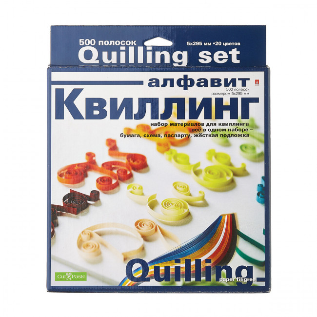 Набор для квиллинга "Алфавит", BV/2-071/6