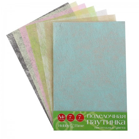 Декоративная паутинка 20*29см 7цв 7л,пастельные цвета, BV/11-407-273 Декоративная паутинка 20*29см 7цв 7л,пастельные цвета, BV/11-407-273