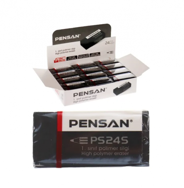 Ластик, черный, Pensan/99972 (24)