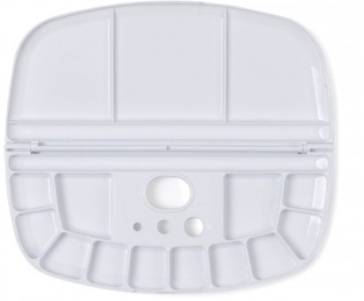 Палитра с крышкой и ячейками для красок, пластик, PF-1023