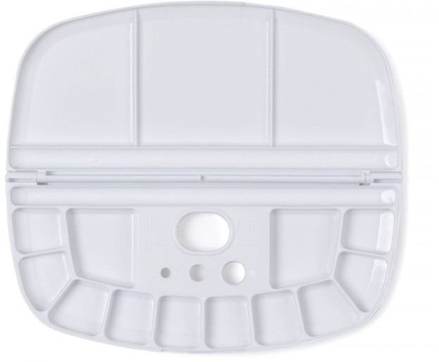 Палитра с крышкой и ячейками для красок, пластик, PF-1023