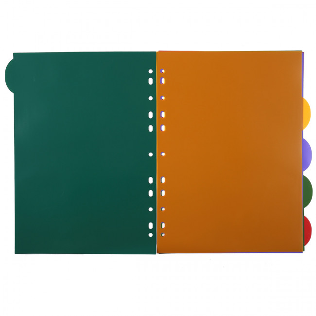 Разделитель листов А4 140г/м2 "Marandi" полипропилен, матовая ламинация, 5шт, deVENTE/3051313