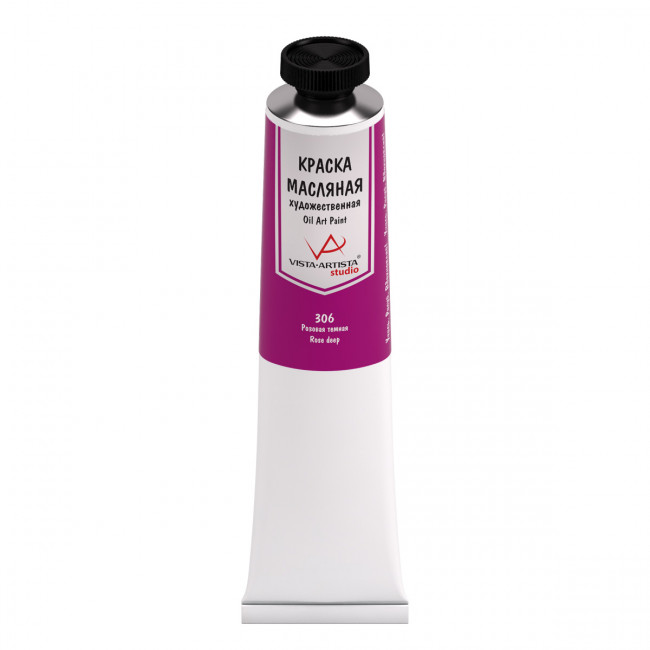 Краска масляная 45мл 306 Розовая темная, Studio, VISTA-ARTISTA/ VAOS-45 306 Краска масляная 45мл 306 Розовая темная, Studio, VISTA-ARTISTA/ VAOS-45 306