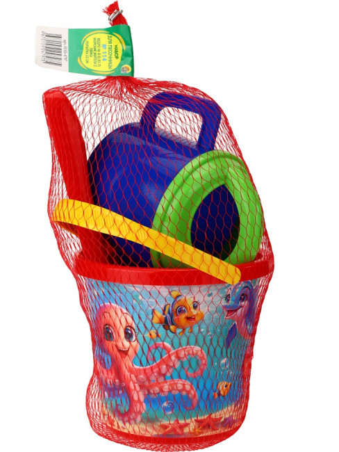 Песочный набор "Морские жители 2": ведро, лопатка 22см, лейка, №114, Рыжий Кот/НАБ-4797 Песочный набор "Морские жители 2": ведро, лопатка 22см, лейка, №114, Рыжий Кот/НАБ-4797