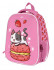 Рюкзак подрост. Schoolformat ERGONOMIC LIGHT 4 STRAWBERRY CAT 19 л роз. 38х29х18 жестк. каркас 1 отд. молния д/девочек