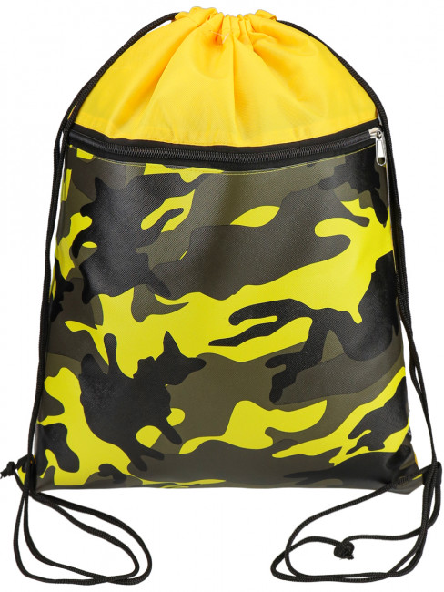 Мешок для обуви с карманом, милитари желтый, Profit/МО-4029
