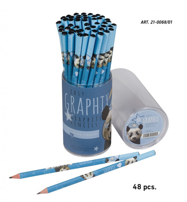 Карандаш 2мм НВ чернографитовый "EasyGraphix. Панда", BV/21-0068/01 (50) Карандаш 2мм НВ чернографитовый "EasyGraphix. Панда", BV/21-0068/01 (50)