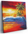Алмазная мозаика 30*40 на подрамнике "Закат", полная выкладка, VA003