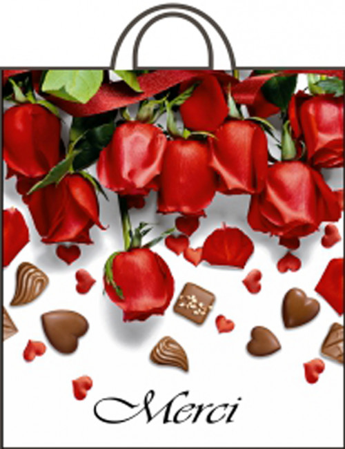 Пакет ПНД петлевой (38*42) 40 мкм "Мерси" (25)