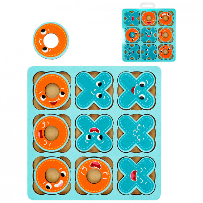 Настольная игра "Крестики-нолики" 14х14см, Рыжий Кот/Н000181