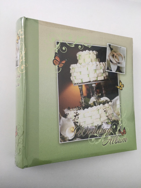 Фотоальбом 15x21 100 фото, прошитый, свадебный ASK