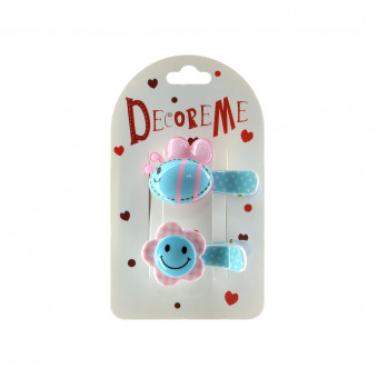 Набор заколок 3,5см для волос, 2шт, BV/2-719/08 (10)