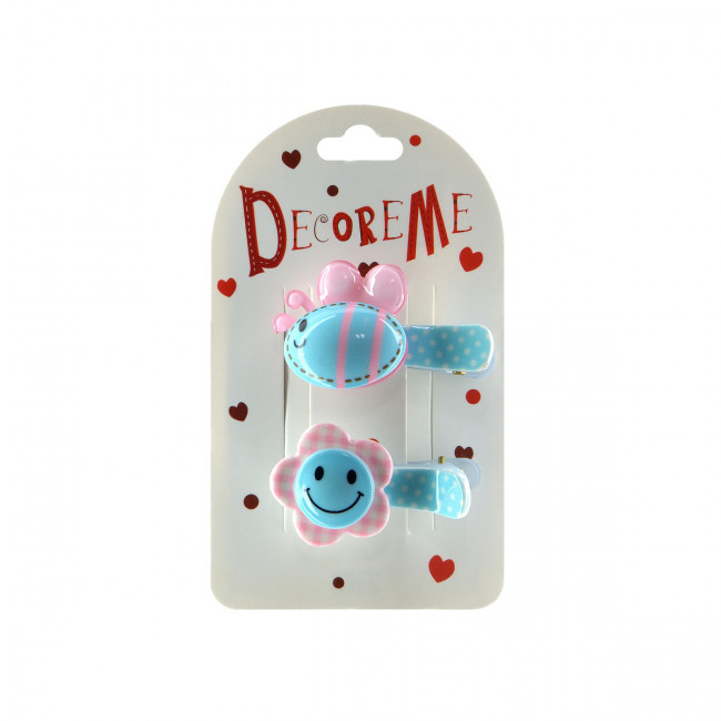 Набор заколок 3,5см для волос, 2шт, BV/2-719/08 (10)