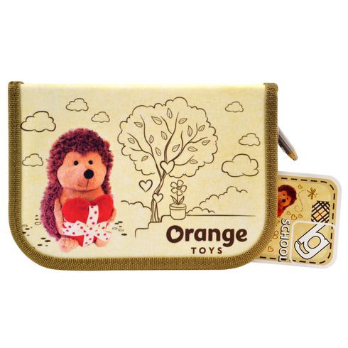 Пенал BG "Orange Toys" большой 195х135 мм, 1 отделение на молнии, текстиль PCG 2872